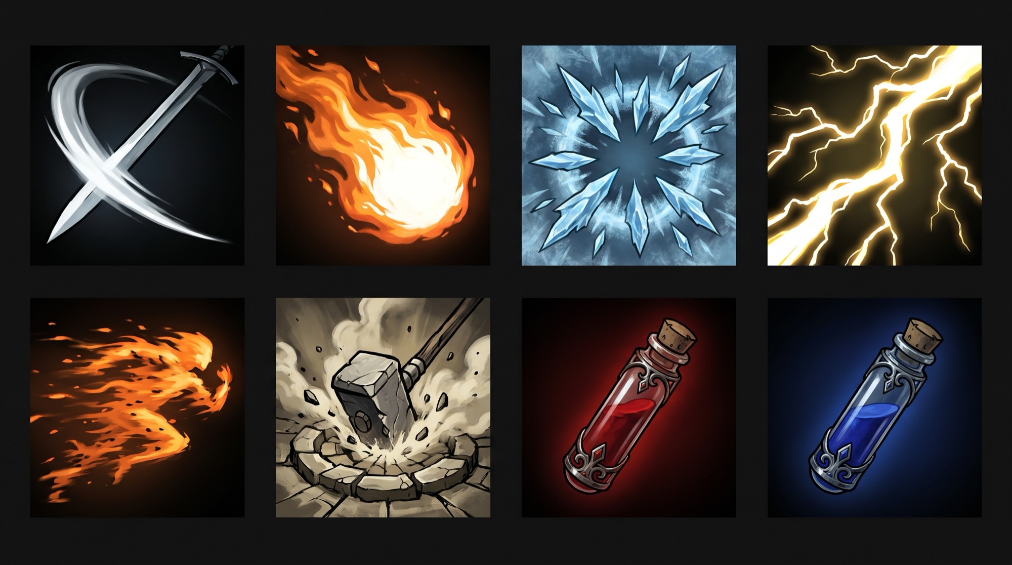Skill icons